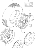 suzuki 36224 JANTE/PNEU 
