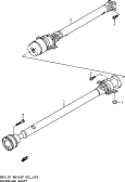 suzuki 37644 КАРДАННЫЙ ВАЛ (4WD)