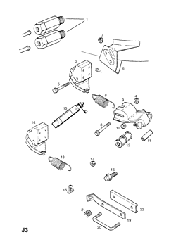 vauxhall 4 BRAKE MODULATOR - LOAD SENSING VALVE