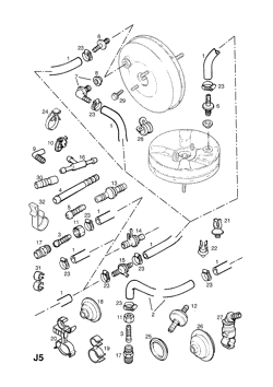 vauxhall 6 BRAKE SERVO UNIT (CONTD.)