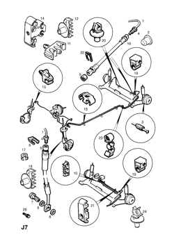 vauxhall 9 BRAKE PIPES AND HOSES