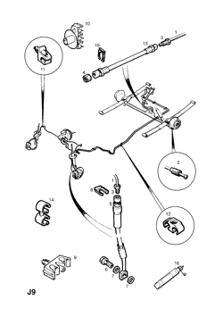 vauxhall 11 BRAKE PIPES AND HOSES (CONTD.)