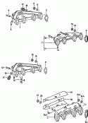 vw 51040 exhaust manifolds
