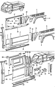 vw 87000 outer and inner panels