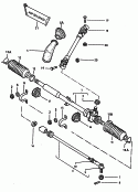 vw 103000 Рулевой механизм Рулевая тяга