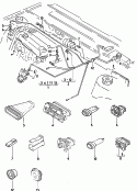 vw 253000 harness for lambda probe and transistorized ignition system. wiring set for cycle relay. wiring set for control unit. for vehicles with retro fitted lambda regulated exhaust emission system