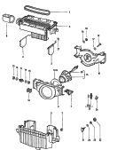 vw 88000 Дефлектор F 111 2000 001>> 114 2999 000 Канал приточного воздуха F 116 2000 001>>