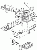 vw 38010 planetary gears w. regulator and turbine shaft
