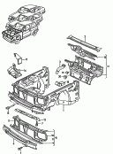 vw 54000 bodywork front part