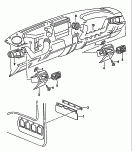 vw 62000 air hose. air vent. non-return flap