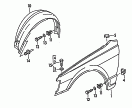 vw 63000 wing. wheel housing liner