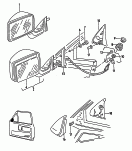 vw 75000 exterior mirror