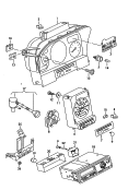vw 919015 instrument housing for tachograph