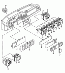 vw 941050 Выключатель в панели приборов