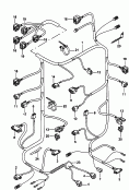 vw 972080 Жгут проводов задний