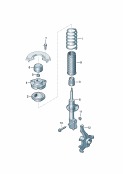 vw 411005 Подвеска. Амортизатор