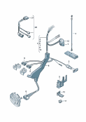 vw 971064 wiring harness section for lighting