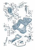 vw 201015 Бак, топливный