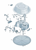 vw 201018 additive container with add-on parts. fuel metering pump
