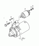 vw 911013 starter and single parts