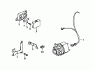 vw 972000 wiring set for three-phase alternator