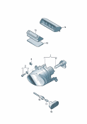 vw 941040 Галоген. противотуманная фара