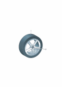 vw 73020 Оригинальные аксессуары. Алюминиевый колёсный диск с летней шиной. Алюминиевый колёсный диск с зимней шиной