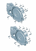 vw 300086 Детали крепления для двигателя и КП. для 6-ступ. КП DSG
