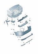 vw 807051 Бампер