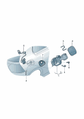 vw 809000 flap for fuel filler with collecting tray