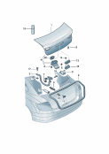 vw 827020 rear lid. lid lock