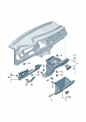 vw 857020 Детали, встроен. в пан. приб.