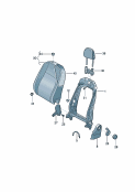 vw 881060 backrest frame