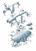 vw 857000 Поперечина передней панели. Панель приборов