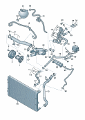 vw 121022 Насос системы охлаждения. Жидкостное охлаждение