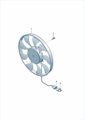 vw 959050 Вентилятор радиатора. для а/м без кондиционера. D             >> - 20.04.2015