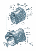 vw 301020 Картер коробки передач и навесные детали. для 6-ступен. механической КП