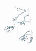 vw 121023 coolant cooling system. auxiliary heater for water circuit