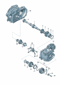vw 311039 Колeса и валы. Первичный вал. для 5-ступ. механической КП