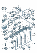 vw 971018 Жгут проводов для двигателя
