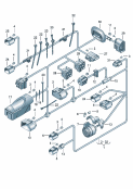 vw 971066 wiring set section for engine compartment. * part number must be ordered * manually by indicating * vehicle id number. * copy of vehicle data * plate must be included * if possible