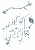 vw 971067 Отрезок жгута для моторного отсека. * Заказывать вручную по номеру * детали с указанием VIN а/м. * По возможности, прилагать * копию таблички с данными * автомобиля. .