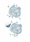 vw 300071 Детали крепления для двигателя и КП. для 5-ступ. механической КП.    для букв. обозн. двигателя: