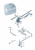 vw 955020 wiper and washer system for rear window