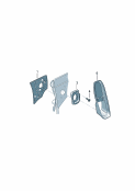 vw 857015 cellphone mounting holder