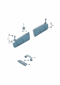 vw 857050 Солнцезащитный козырёк. Pучка