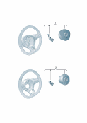 vw 880000 airbag unit. (drivers side)