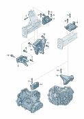 vw 199050 mounting parts for engine and transmission