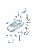 vw 864000 sound absorbers. noise insulation plate