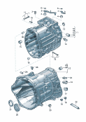 vw 301040 Картер коробки передач и навесные детали. для 6-ступен. механической КП. Полный привод